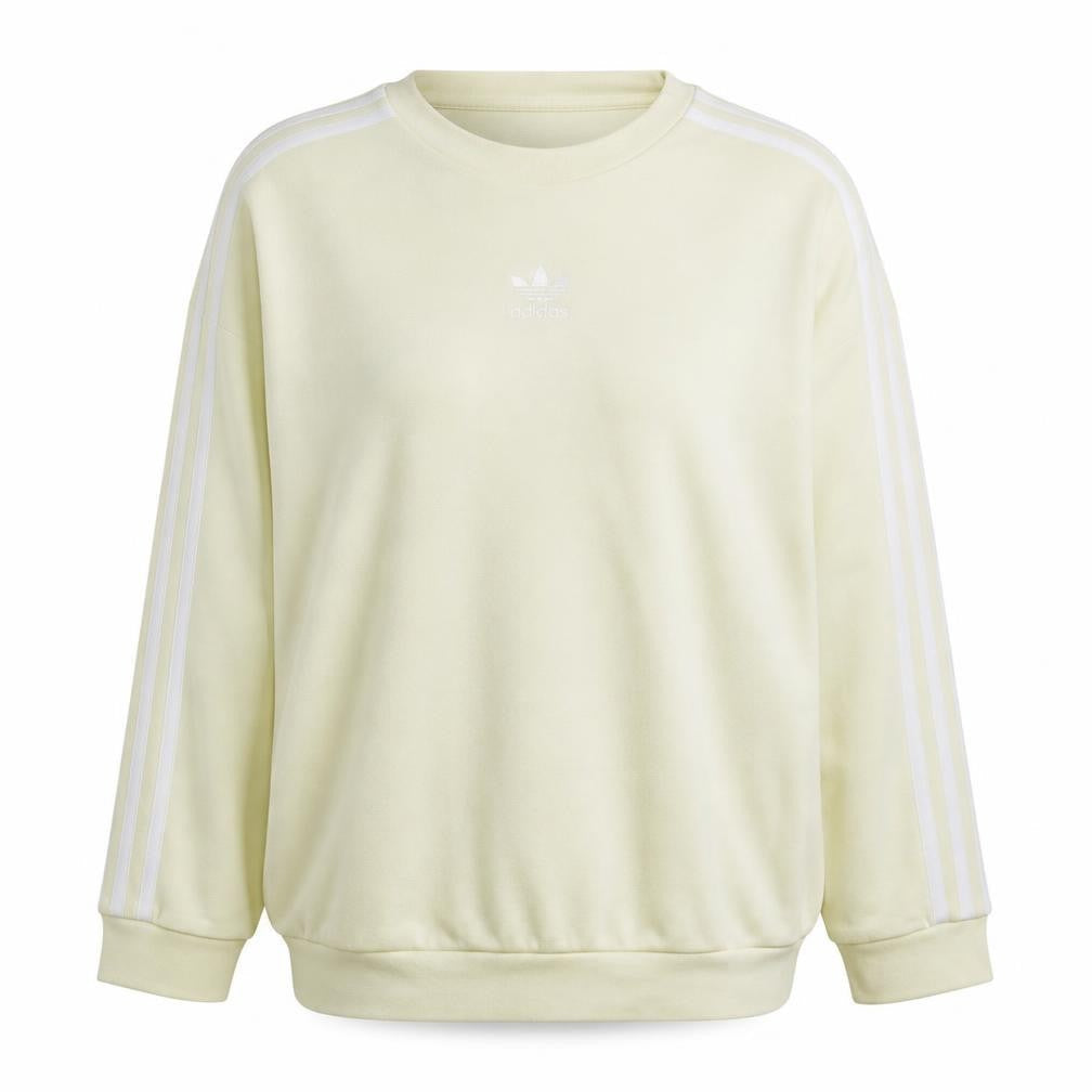 Womens UK Size 12 adidas Beige Pullover Sweatshirt