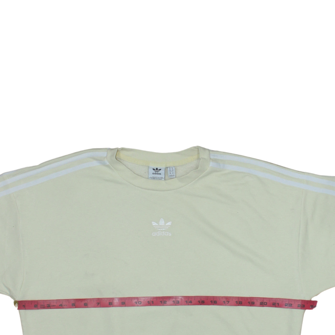 Womens UK Size 12 adidas Beige Pullover Sweatshirt
