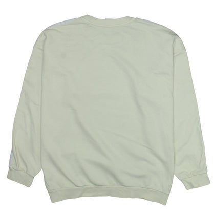 Womens UK Size 12 adidas Beige Pullover Sweatshirt