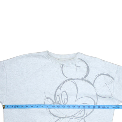 Womens UK Size 10/12 Disney Grey Pullover Sweatshirt