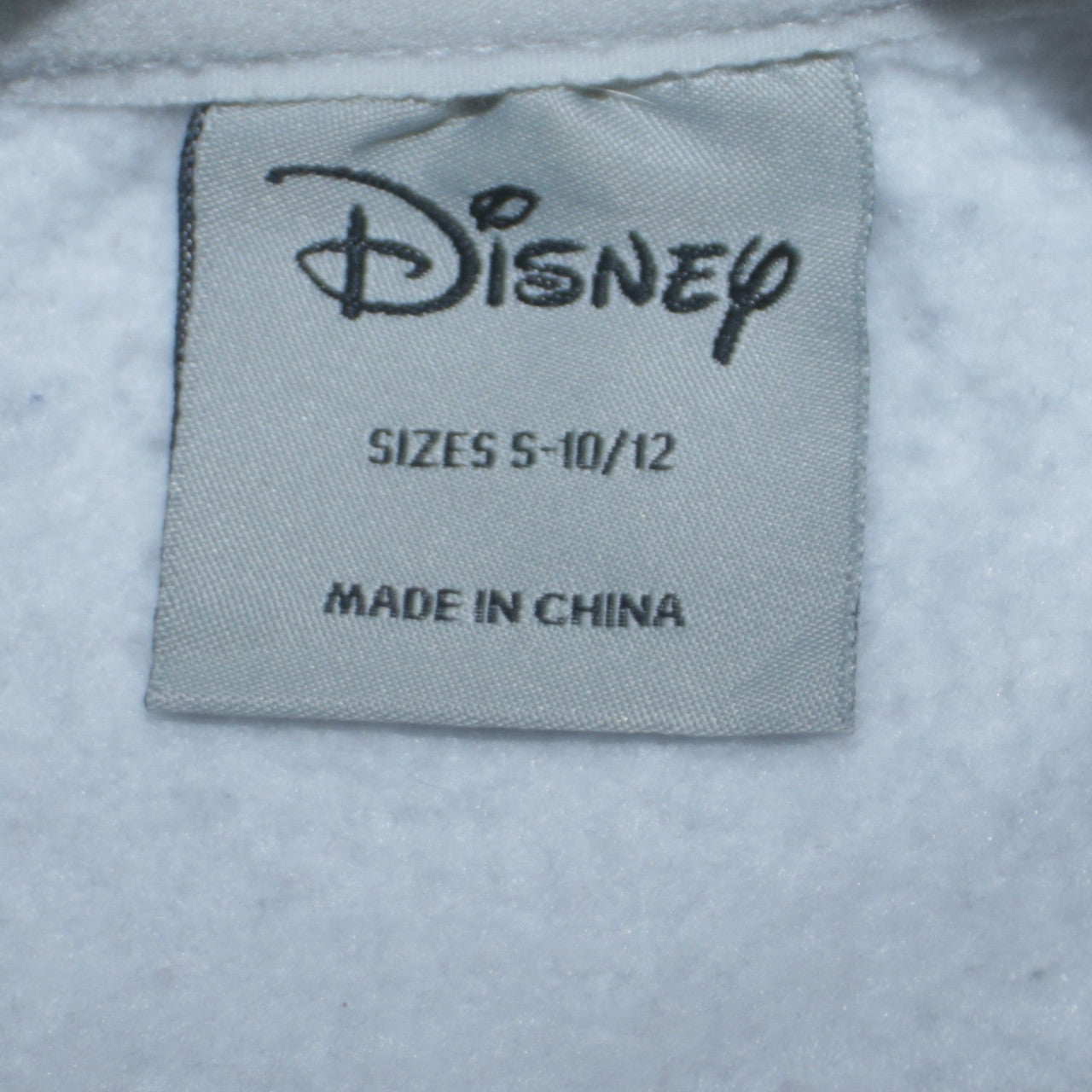 Womens UK Size 10/12 Disney Grey Pullover Sweatshirt