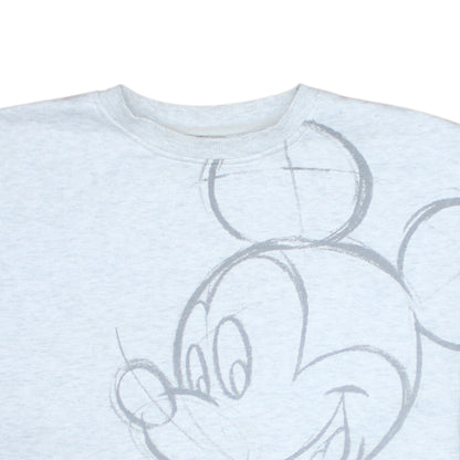 Womens UK Size 10/12 Disney Grey Pullover Sweatshirt