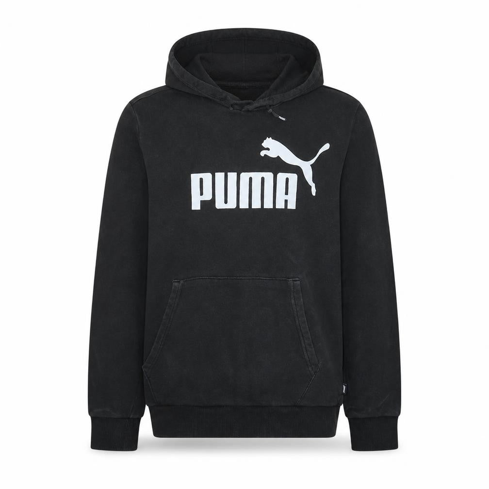 Mens UK Size S PUMA Black Pullover Hoodie