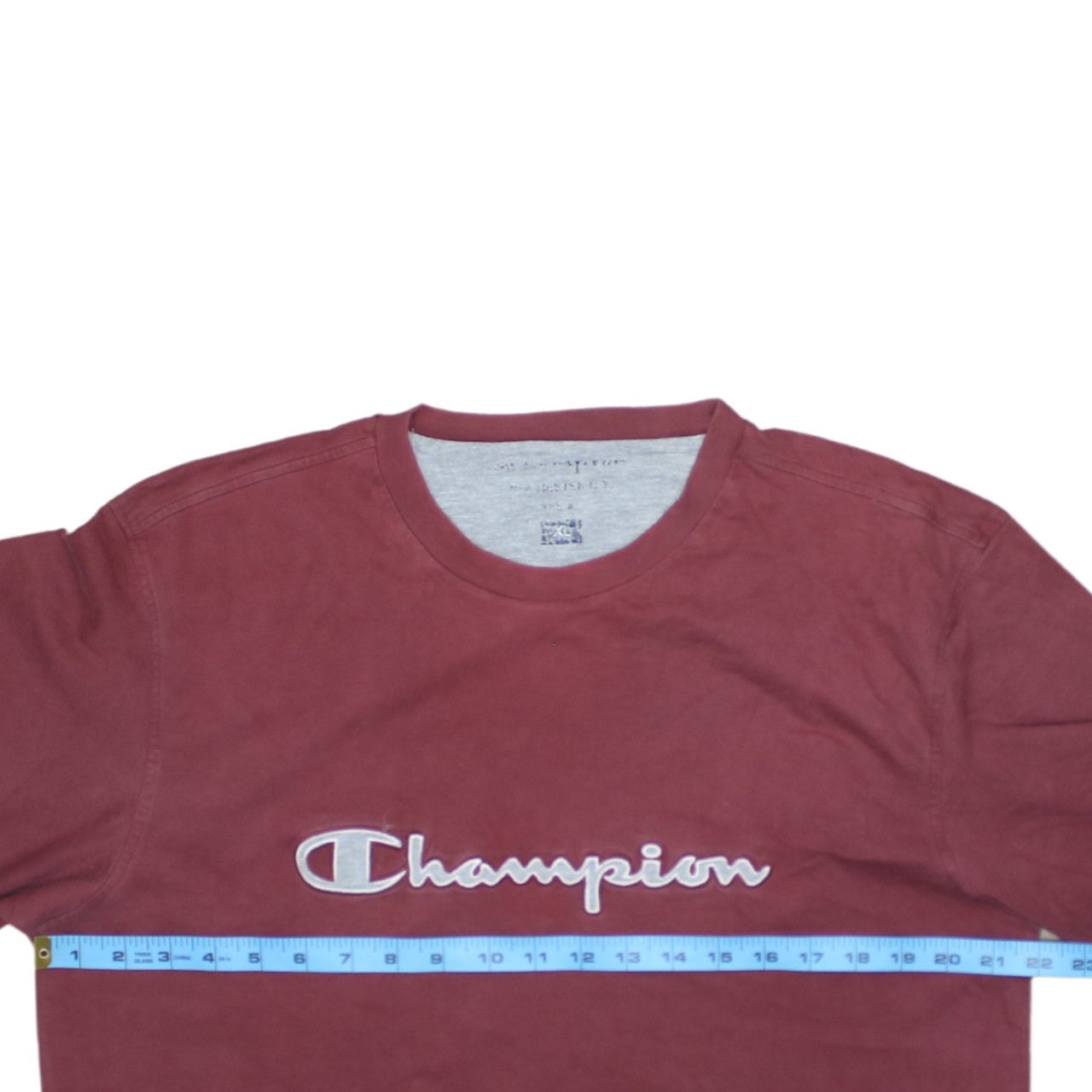 Mens UK Size XL Champion Red Pullover Sweatshirt