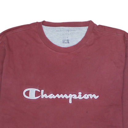 Mens UK Size XL Champion Red Pullover Sweatshirt
