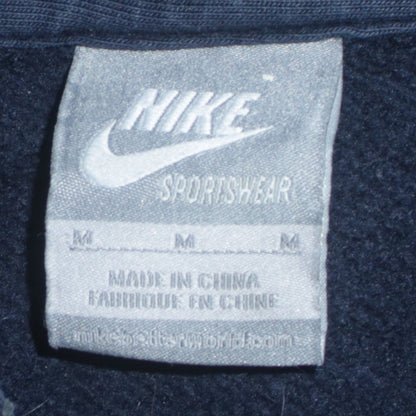 Mens UK Size M Nike Blue Full Zip Hoodie