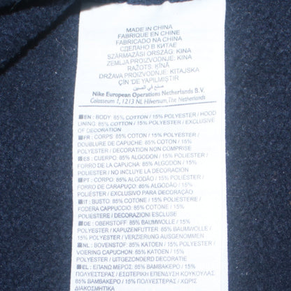 Mens UK Size M Nike Blue Full Zip Hoodie