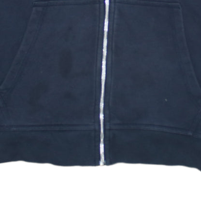 Mens UK Size M Nike Blue Full Zip Hoodie