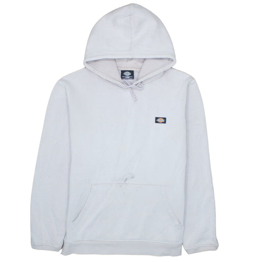 Mens UK Size L Dickies White Pullover Hoodie