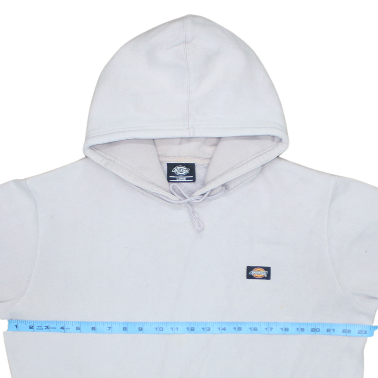Mens UK Size L Dickies White Pullover Hoodie