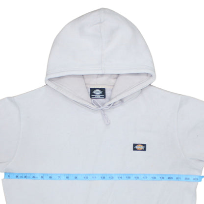Mens UK Size L Dickies White Pullover Hoodie