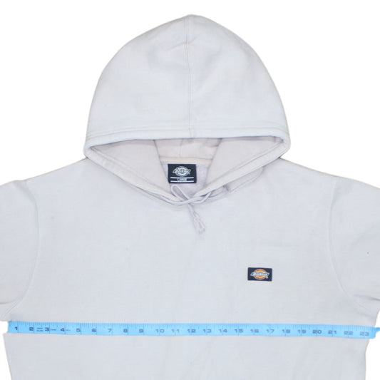 Mens UK Size L Dickies White Pullover Hoodie