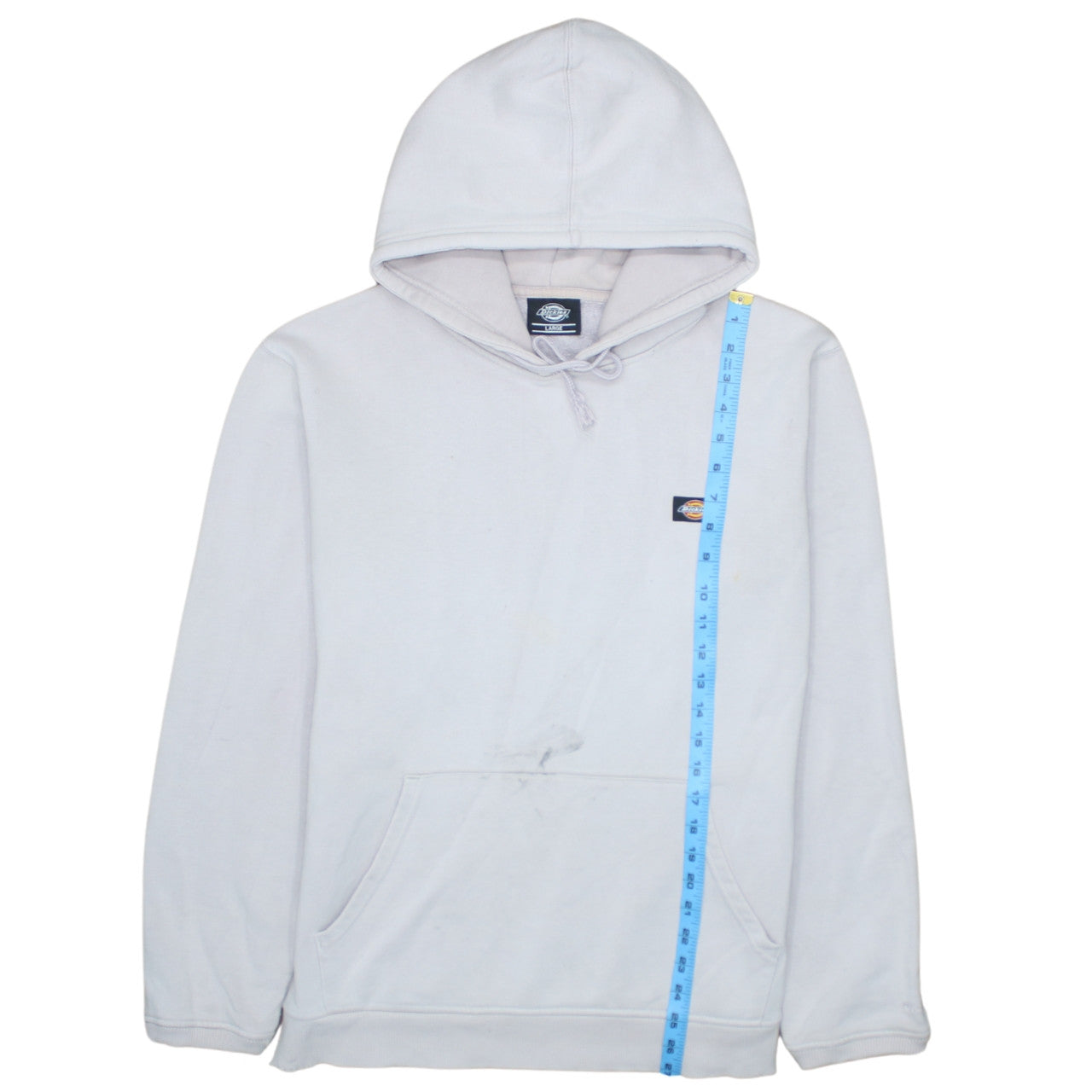 Mens UK Size L Dickies White Pullover Hoodie
