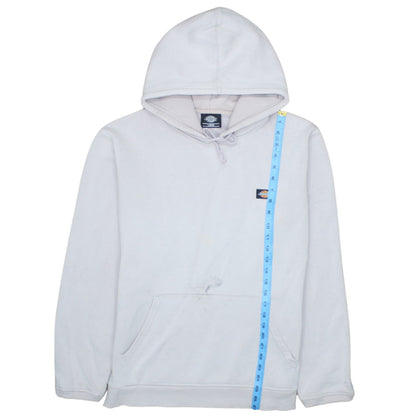 Mens UK Size L Dickies White Pullover Hoodie