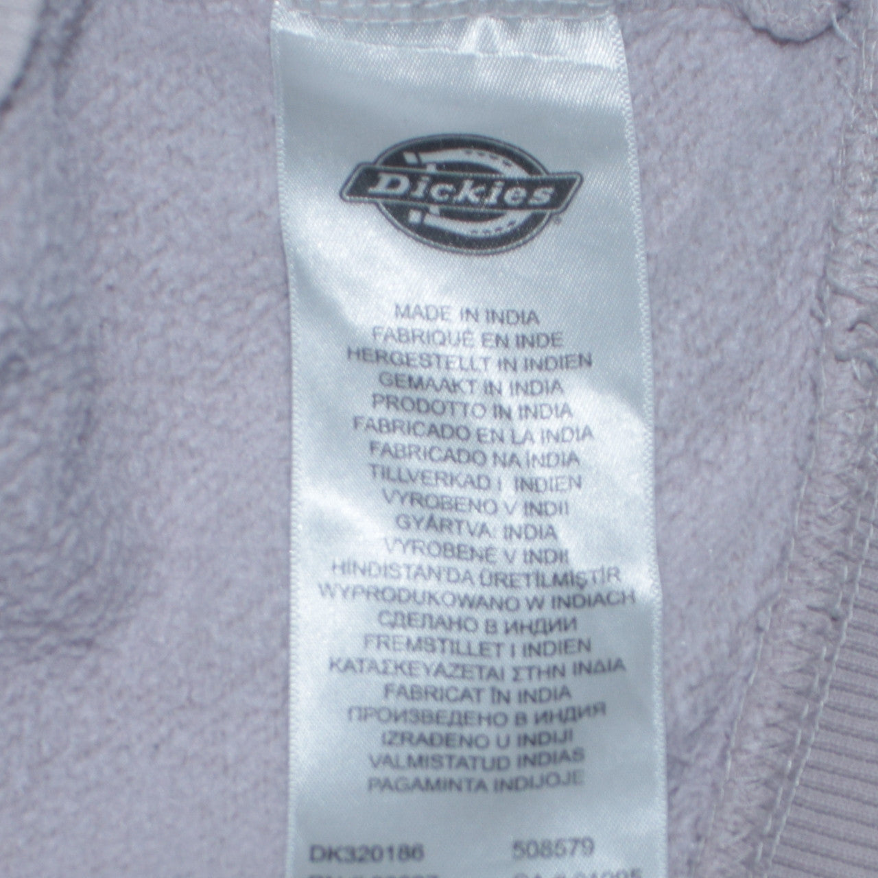 Mens UK Size L Dickies White Pullover Hoodie