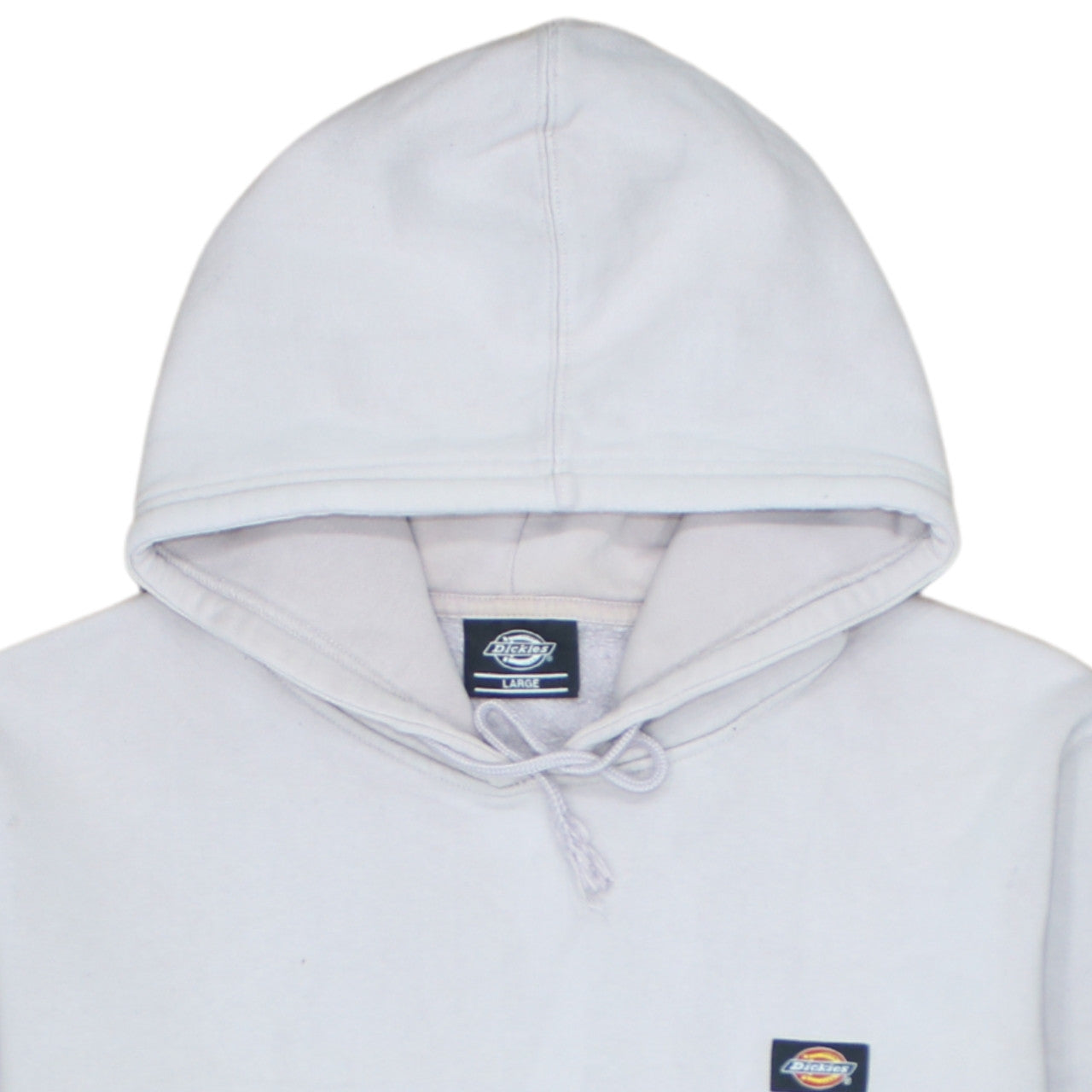 Mens UK Size L Dickies White Pullover Hoodie
