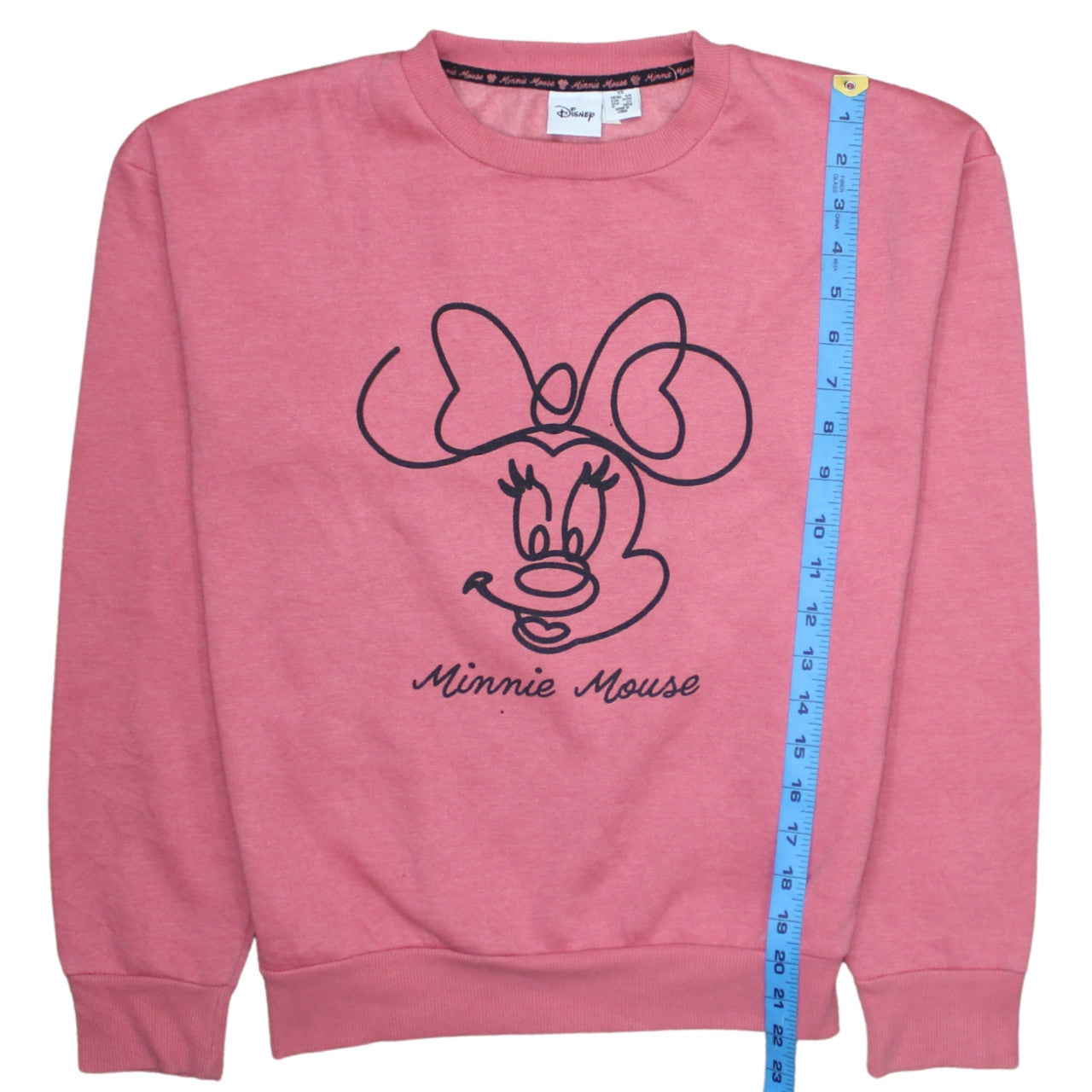 Womens UK Size XS Disney Pink Pullover Sweatshirt