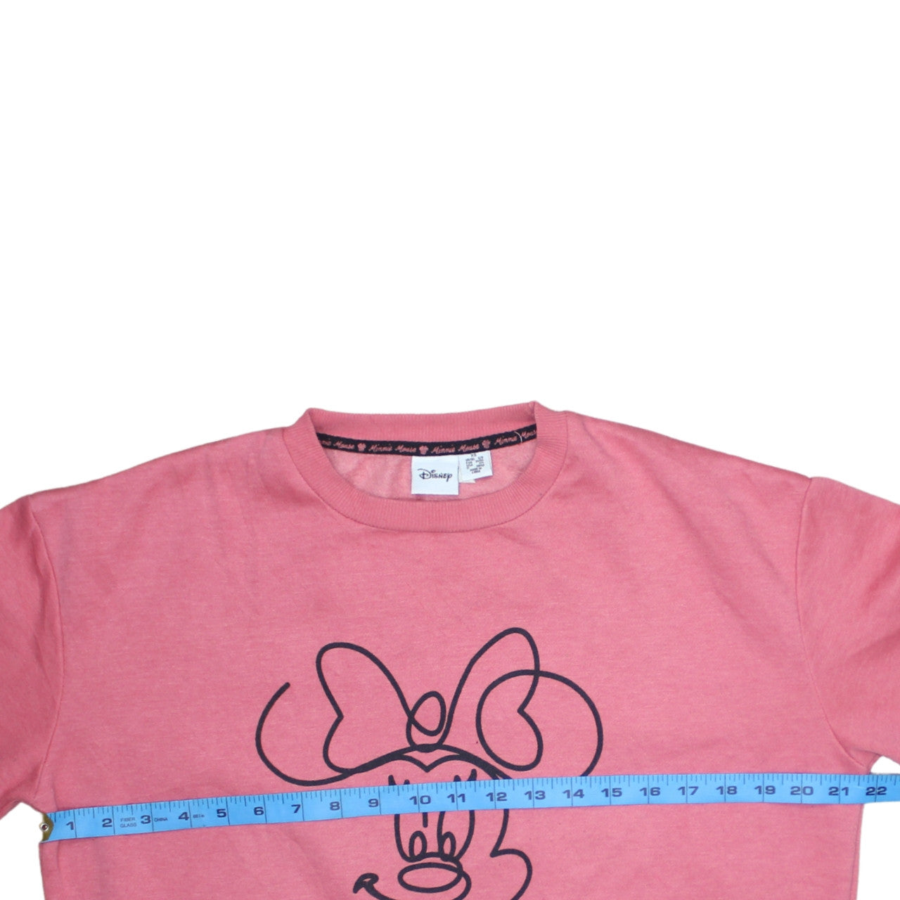 Womens UK Size XS Disney Pink Pullover Sweatshirt