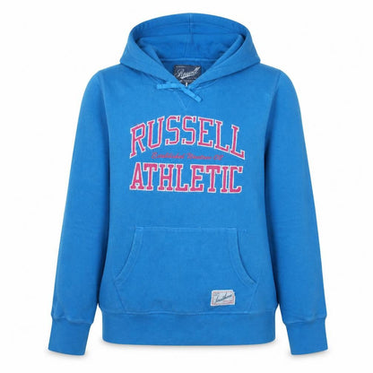 Womens UK Size L Russell Athletic Blue Pullover Hoodie