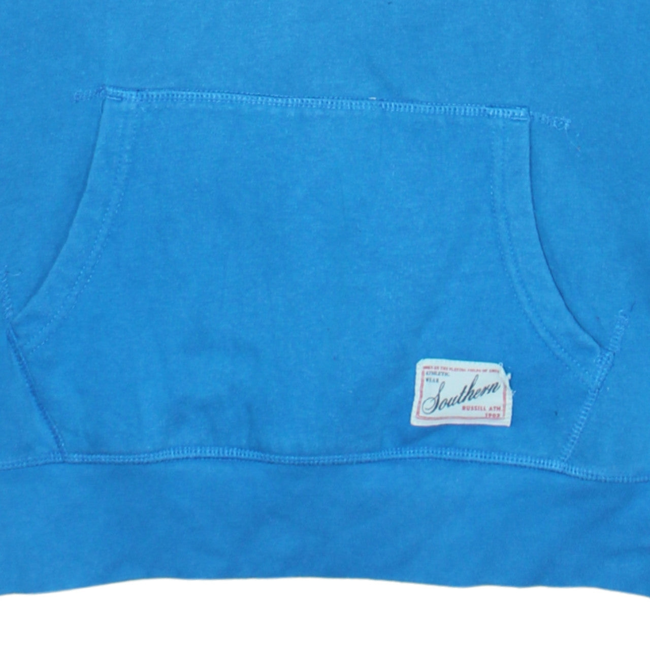 Womens UK Size L Russell Athletic Blue Pullover Hoodie