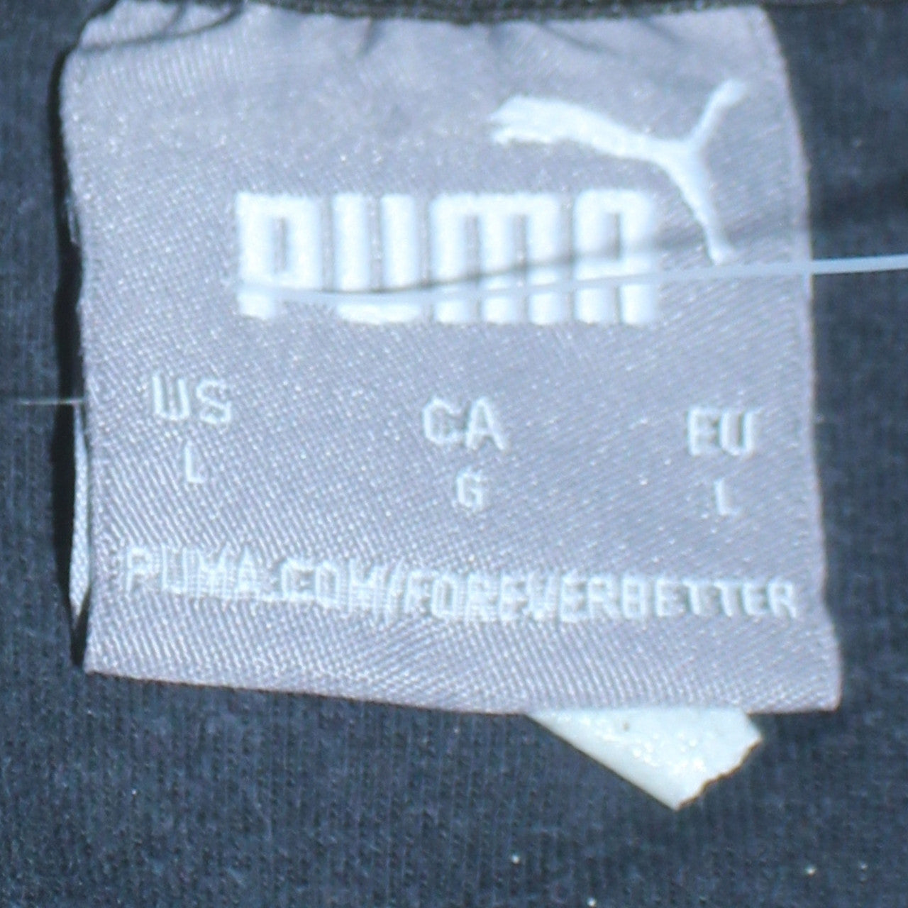 Mens UK Size L PUMA Black Pullover Sweatshirt