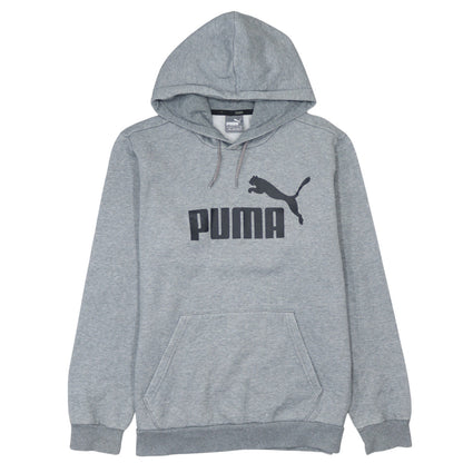 Mens UK Size M PUMA Grey Pullover Hoodie