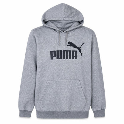 Mens UK Size M PUMA Grey Pullover Hoodie