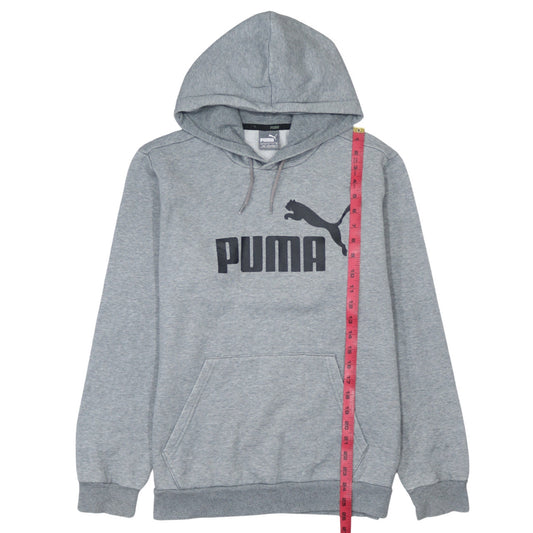 Mens UK Size M PUMA Grey Pullover Hoodie