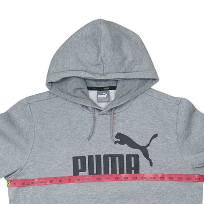 Mens UK Size M PUMA Grey Pullover Hoodie