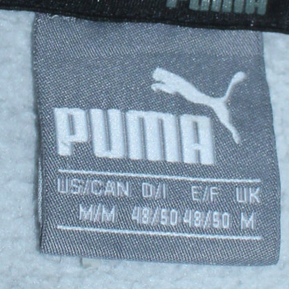 Mens UK Size M PUMA Grey Pullover Hoodie
