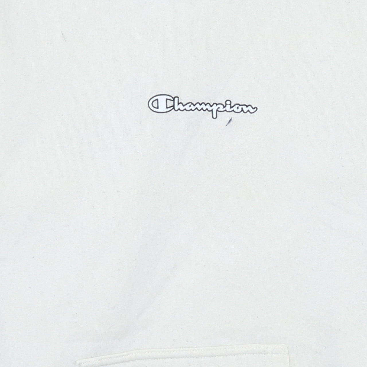 Mens UK Size M Champion White Pullover Hoodie