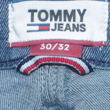 Mens UK Size M Tommy Jeans Regular Fit Straight Blue Jeans