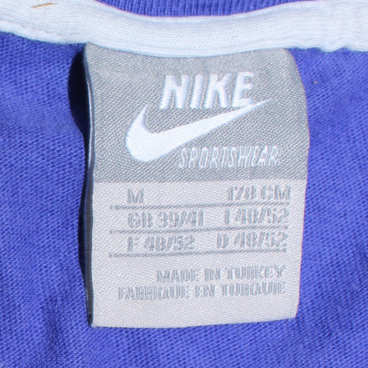 Mens UK Size M Nike Blue  T-Shirt
