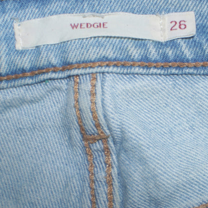 Levi's Women Blue 28 High Rise Wedgie Mom Jeans