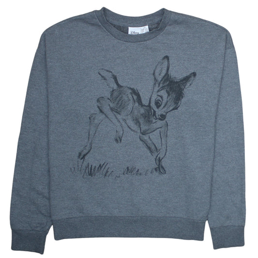Womens UK Size XS Disney Grey Pullover Sweatshirt