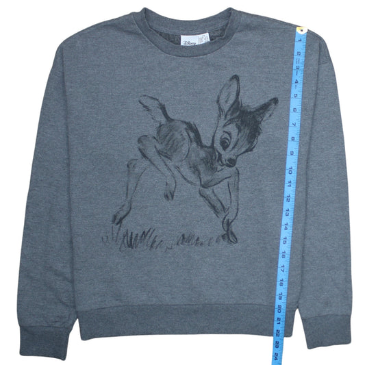 Womens UK Size XS Disney Grey Pullover Sweatshirt