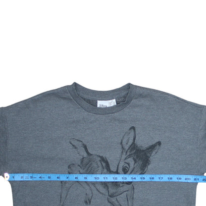 Womens UK Size XS Disney Grey Pullover Sweatshirt