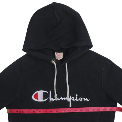 Mens UK Size S Champion Black Pullover Hoodie
