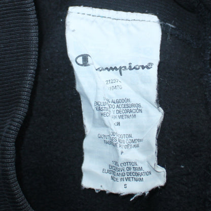 Mens UK Size S Champion Black Pullover Hoodie
