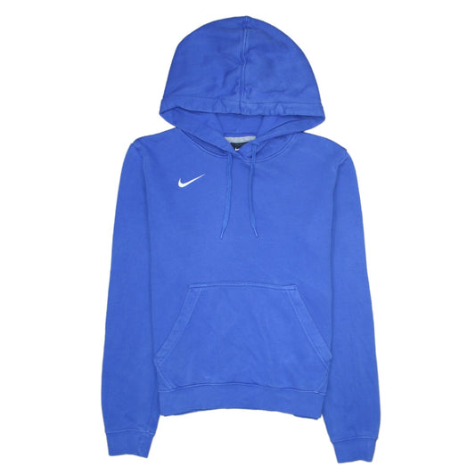 Womens UK Size S Nike Blue Pullover Hoodie