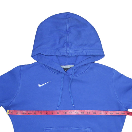Womens UK Size S Nike Blue Pullover Hoodie