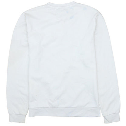 Champion Boys White Crew Neck Sweatshirt 15-16 Years Logo Print