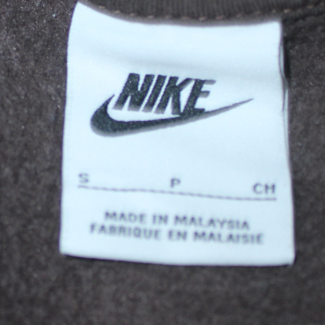 Womens UK Size S Nike Brown Pullover Sweatshirt