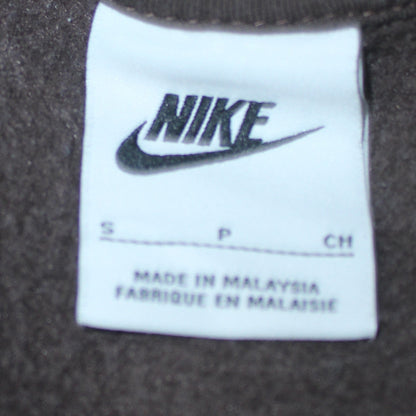 Womens UK Size S Nike Brown Pullover Sweatshirt