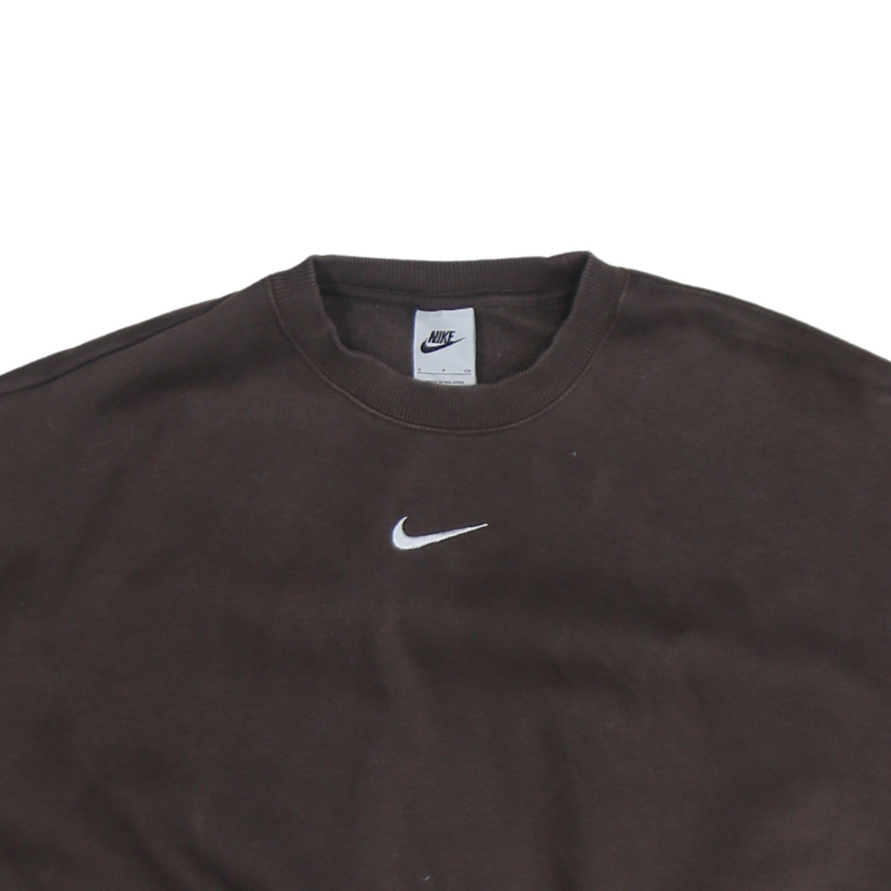 Womens UK Size S Nike Brown Pullover Sweatshirt