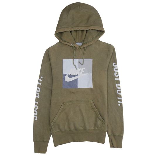 Mens UK Size S Nike Green Pullover Hoodie
