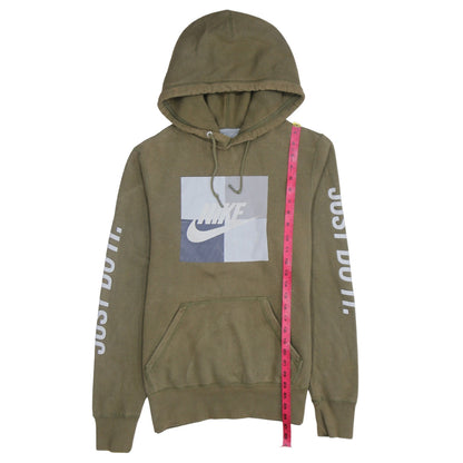 Mens UK Size S Nike Green Pullover Hoodie