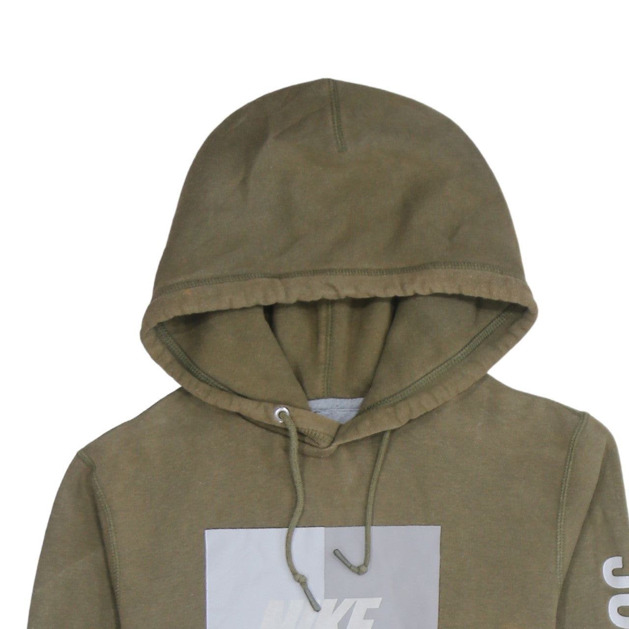 Mens UK Size S Nike Green Pullover Hoodie