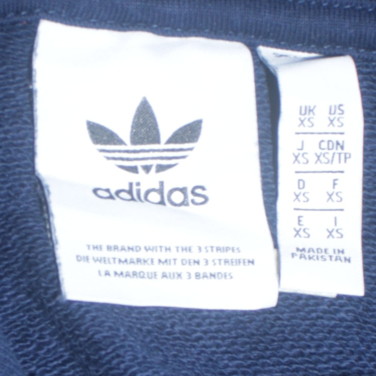 Mens UK Size XS adidas Blue Pullover Hoodie