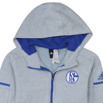Mens UK Size XS adidas Grey Full Zip Hoodie